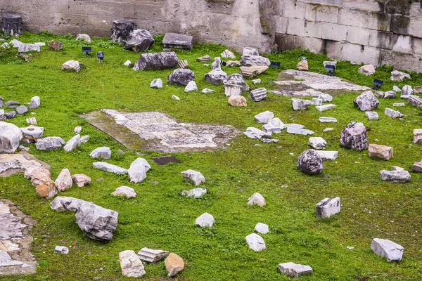 Escena Día Piedras Del Foro Romano Roma Italia — Foto de Stock