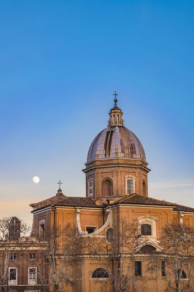 Vnější Pohled Kostel San Giovanni Battista Dei Fiorentini Město Řím — Stock fotografie