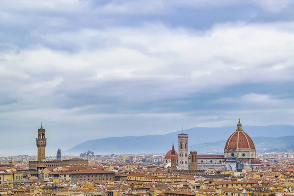 Vista Aérea Del Centro Histórico Ciudad Florencia Italia —  Fotos de Stock