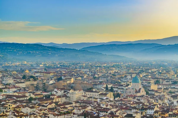 佛罗伦萨鸟瞰城市景观 — 图库照片