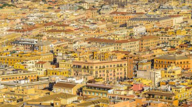 Aziz Peters Bazilikası 'ndan Roma' nın havadan manzarası.