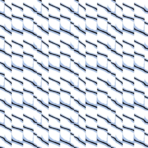 数字技术抽象几何纹理垂直条纹蓝色黑白色调无缝图案设计 — 图库照片