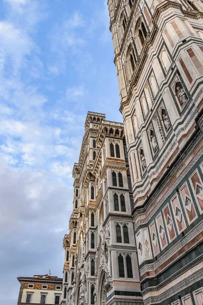 Low Angle View Famous Santa Maria Dei Fiore Cathedral Campanille — Stock Photo, Image
