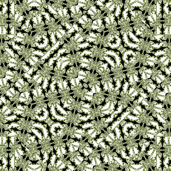 Digitální Koláž Techniku Zdobené Bezešvé Pattern Design Smíšené Barvy — Stock fotografie