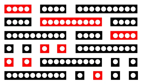 Digital Abstrakt Geometrisk Sömlös Mönster Bakgrund Design Röda Och Svarta — Stockfoto