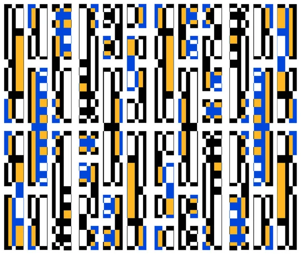 Disegno Sfondo Geometrico Geometrico Geometrico Astratto Digitale Senza Cuciture Colori — Foto Stock