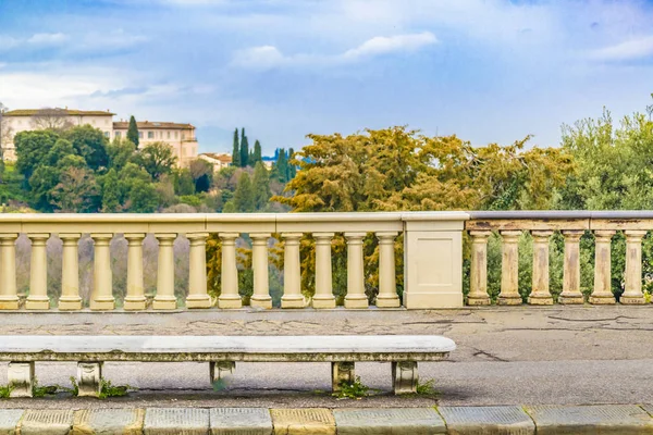 Mirador Del Paisaje Rural Toscana Desde Plaza Michaelangelo Florencia Italia — Foto de Stock