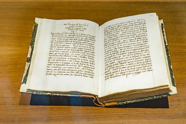 Pohled Vysokého Úhlu Starověké Knihy Otevřít — Stock fotografie