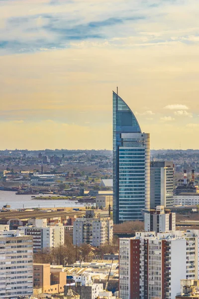 Dag Scen Flygvy Över Montevideo Stad Från Utsikts Punkt — Stockfoto