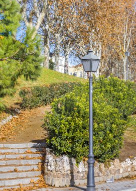 Kentsel gün olay yerinde Madrid şehrinde, İspanya del oeste Parkı