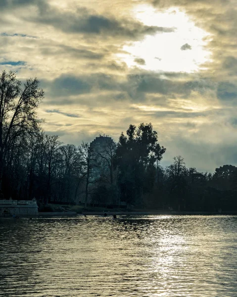 Scène Journée Urbaine Parc Historique Retiro Gaden Grand Parc Attractions — Photo