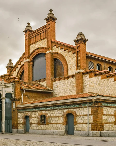 Exterior Facade Matadero Cultural Center Located Madrid City Spain — Stock Photo, Image