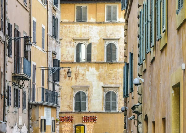 Городская Уличная Сцена Центре Рима Италия — стоковое фото