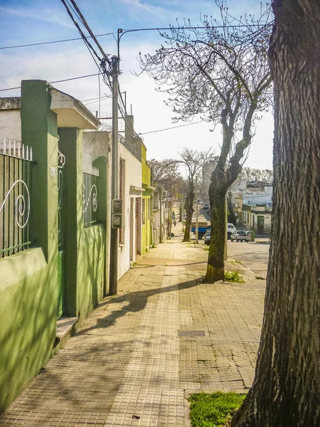 Városi Nap Jelenet Középosztály Szomszédságában Város Montevideo Uruguay — Stock Fotó