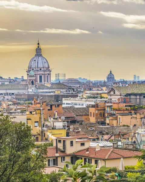 Roma Vista Aérea Paisagem Urbana Ponto Vista Monte Pincio — Fotografia de Stock