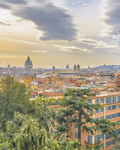 Rome Cityscape Aerial View Monte Pincio Viewpoint — Stock Photo, Image