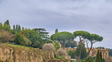Roma parkı peyzaj havadan görünümü