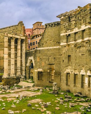 Gün sahne Roma Forumu Bina Roma şehir, İtalya