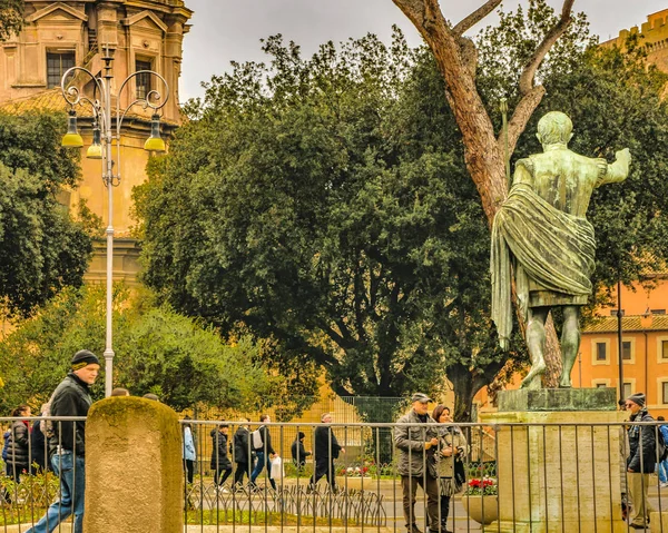 Rome Italy December 2017 Urban Scene Rome Dowtown Winter Season — Stock Photo, Image