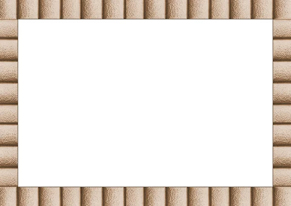 White Frame Background Decorated Padding Design Borders — Stock Photo, Image