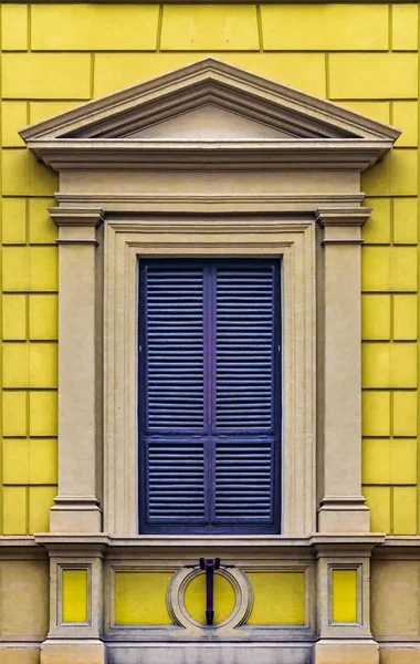 Detailoverzicht Van Renaissance Stijl Venster Rome City — Stockfoto