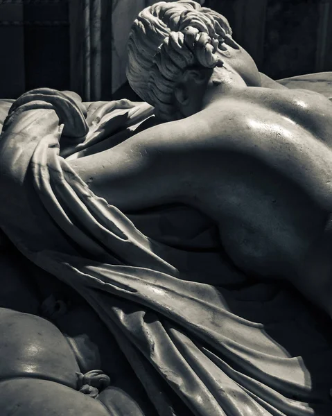 Знаменитая Греческая Римская Скульптура Гермафродита — стоковое фото