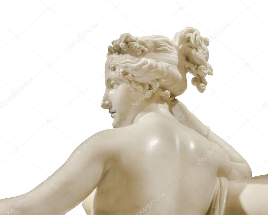 ROME, ITALY, JANUARY - 2018 - Paulina bonaparte sculpture, a famous canova masterpiece located at Villa Borghese gallery, Rome, Italy