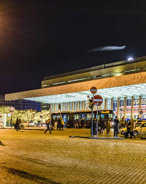 Ρώμη Ιταλία Ιανουάριος 2018 Σταθμό Της Ρώμης Termini Xxterior Θέα — Φωτογραφία Αρχείου