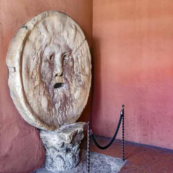 Rom Italien Januar 2018 Perspektivische Ansicht Der Berühmten Bocca Della — Stockfoto