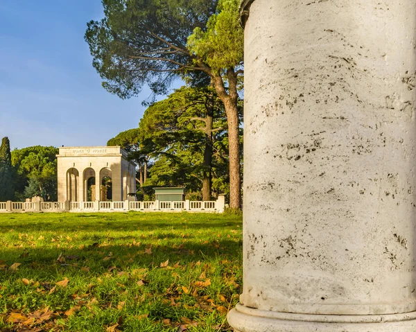 Ossario Garibaldino Mausoleum Building Located Gianicolo District Rome City Italy — Stock Photo, Image