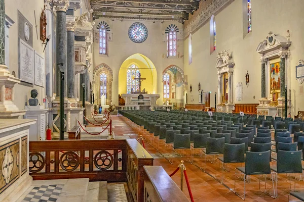 Lucca Italië Januari 2018 Binnenaanzicht Van San Francesco Katholieke Kerk — Stockfoto
