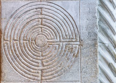 Labexterior ayrıntı görünümü piazza san martino Lucca şehir, İtalya içinde bulunan ünlü san martino Katedrali