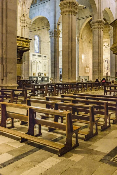 Lucca Italia Enero 2018 Vista Interior Famosa Catedral San Martino — Foto de Stock