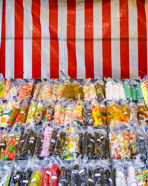Lucca Włochy Styczeń 2018 Przód Zobacz Sklep Tradycyjne Słodycze Ulicy — Zdjęcie stockowe
