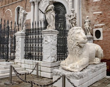 Dış kenti eski arsenal bina, Venedik, İtalya