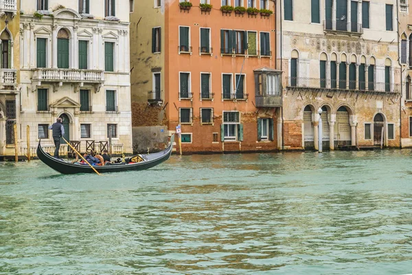 Venecia Italia Enero 2018 Escena Urbana Invernal Gran Canal Venecia — Foto de Stock