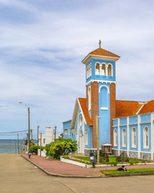 Punta, en önemli Katolik Kilisesi'nin dış görünümü del este şehir, Uruguay