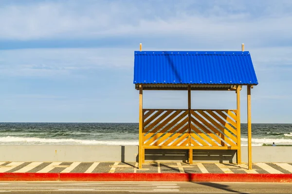 Остановка Автобуса Пляже Брава Пунта Дель Эсте Уругвай — стоковое фото