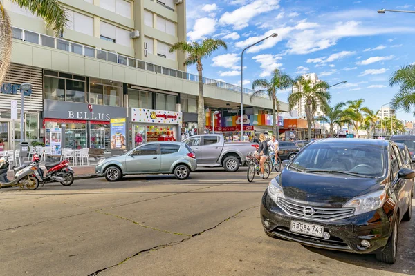 Punta Del Este Uruguay Oktober 2018 Winter Dag Stedelijke Scène — Stockfoto