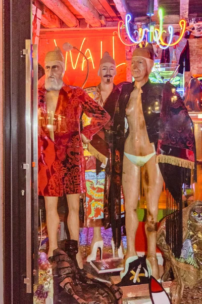 Venecia Italia Enero 2018 Tienda Sexo Gay Transgénero Venice City — Foto de Stock