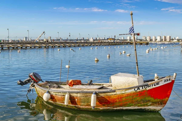 Punta Del Este Uruguay Octubre 2018 Antiguo Pequeño Barco Pesquero —  Fotos de Stock