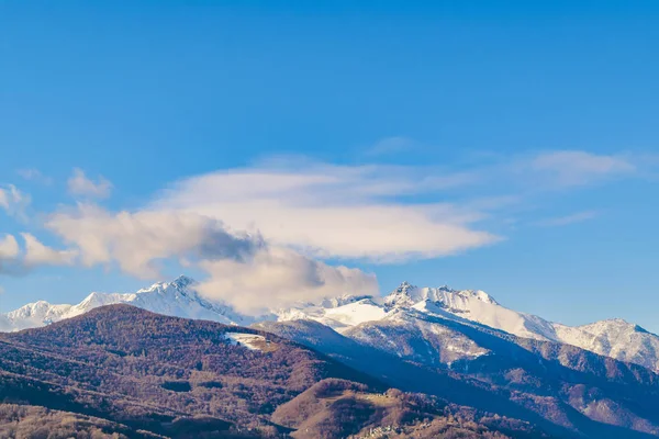 Alpes Mountains Aerial View Sacra San Michele Abbey Piamonte District — Stock Photo, Image