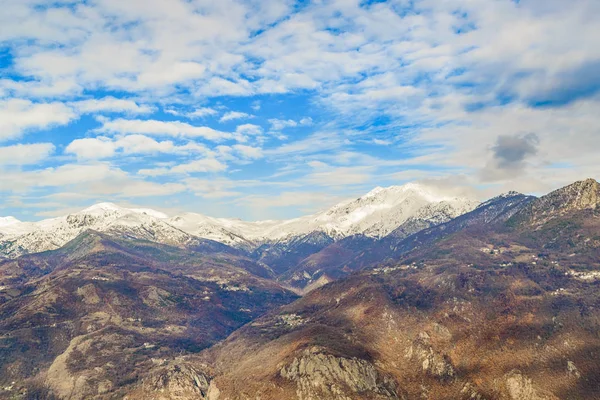 Montagnes Des Alpes Vue Aérienne Depuis Abbaye Sacra San Michele — Photo