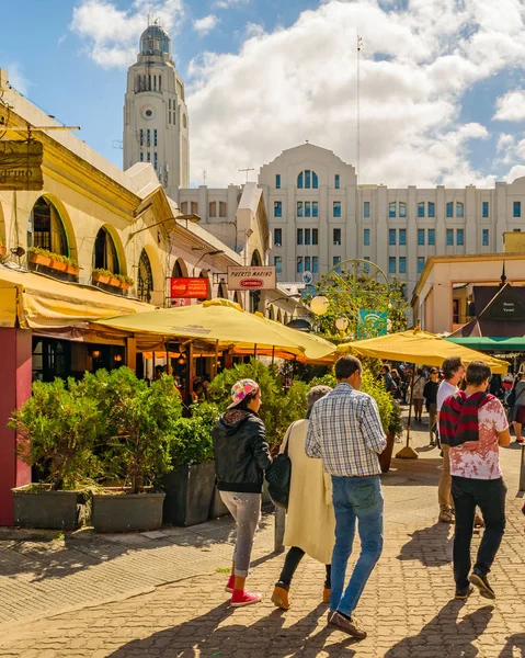 Montevideo Urugwaj Kwiecień 2018 Widok Zewną Rynku Tradycyjnej Żywności Ciudad — Zdjęcie stockowe