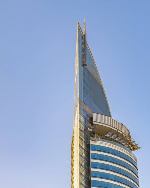 Çağdaş bir tarzda telekomünikasyon Montevideo, Uruguay bina en yüksek gökdelen bulunan yapı kule.