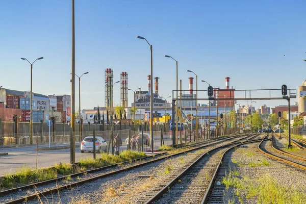 Montevideo Uruguay Oktober 2018 Lege Spoorweg Het Oude Treinstation Stad — Stockfoto