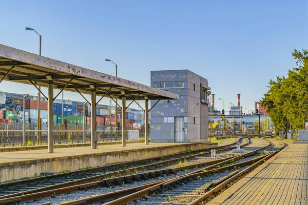 Montevideo Uruguay Hervormd Oktober 2018 Lege Oude Treinstation Stad Van — Stockfoto