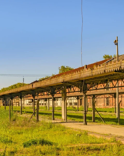 Aguada Bölgesinde Montevideo Uruguay Eski Tren Istasyonu Terk — Stok fotoğraf