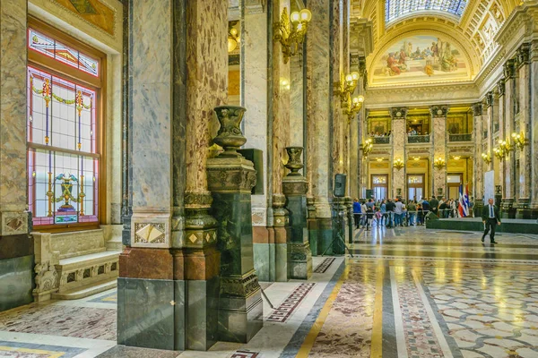 Lyxiga Nyklassicistisk Stil Interiör Hall Lagstiftningsmakt Palace Uruguay — Stockfoto