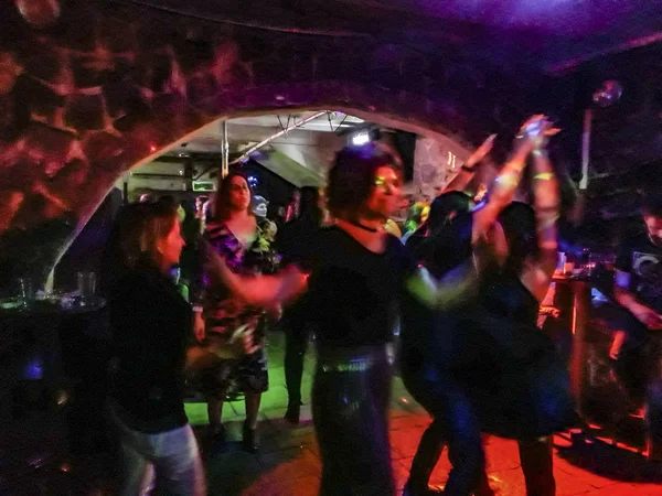 Монтевидео Уругвай Ноябрь 2018 Небольшие Частные Вечеринки Друзей Ночном Клубе — стоковое фото